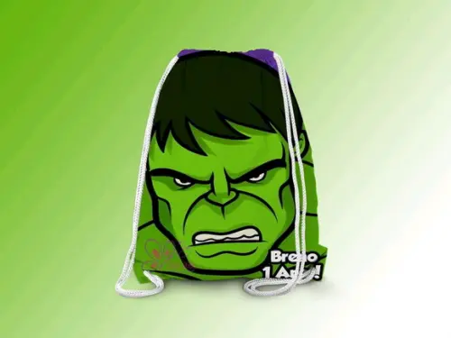 Mochilinha Personalizada Hulk