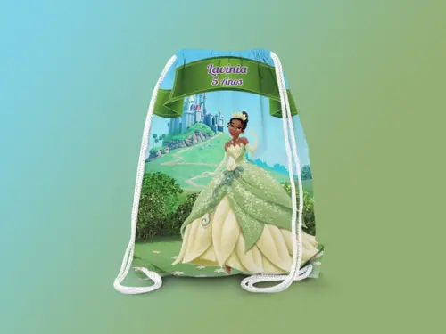 Mochilinha Personalizada Tiana