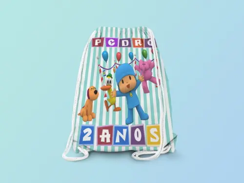 Mochilinha Personalizada Pocoyo