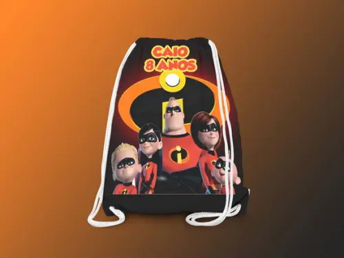 Mochilinha Personalizada os Incriveis