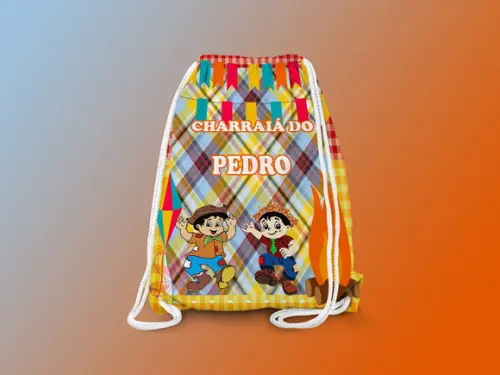 Mochilinha Personalizada Arraiá