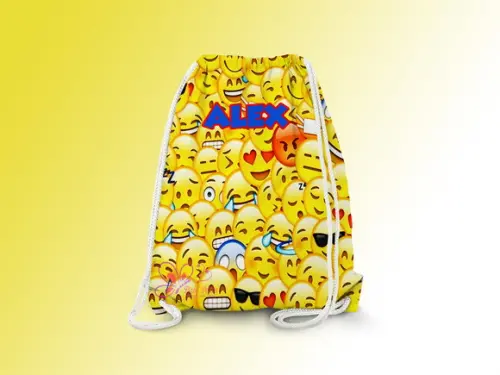 Mochilinha Personalizada Emoji