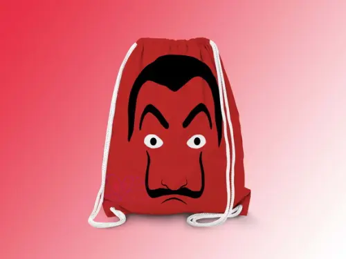 Mochilinha Personalizada La Casa de Papel