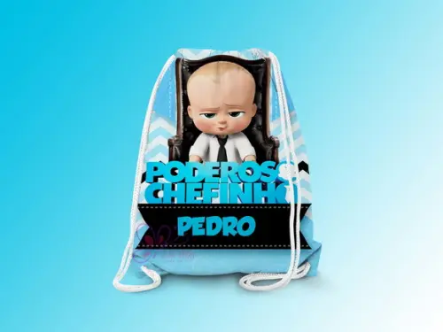 Mochilinha Personalizada Poderoso Chefinho