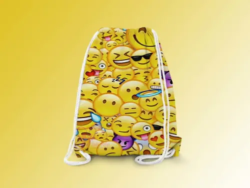 Mochilinha Personalizada Emoji