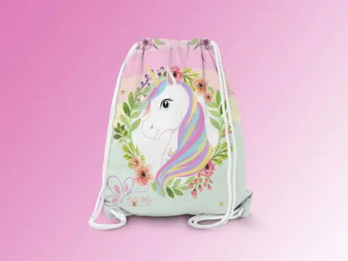 Mochilinha Personalizada Unicórnio