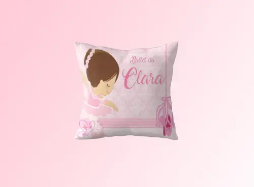 Almofadinhas Personalizadas 20x20 Bailarina
