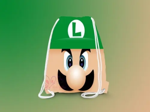 Mochilinha Personalizada Luigi