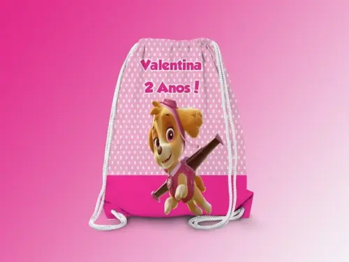 Mochilinha Personalizada Patrulha Canina