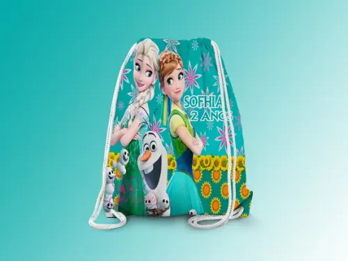 Mochilinha Personalizada Frozen