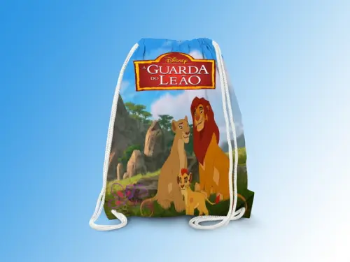 Mochilinha Personalizada a Guarda do Leao