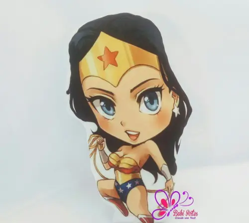 Almofada Formato Personalizada Mulher Maravilha