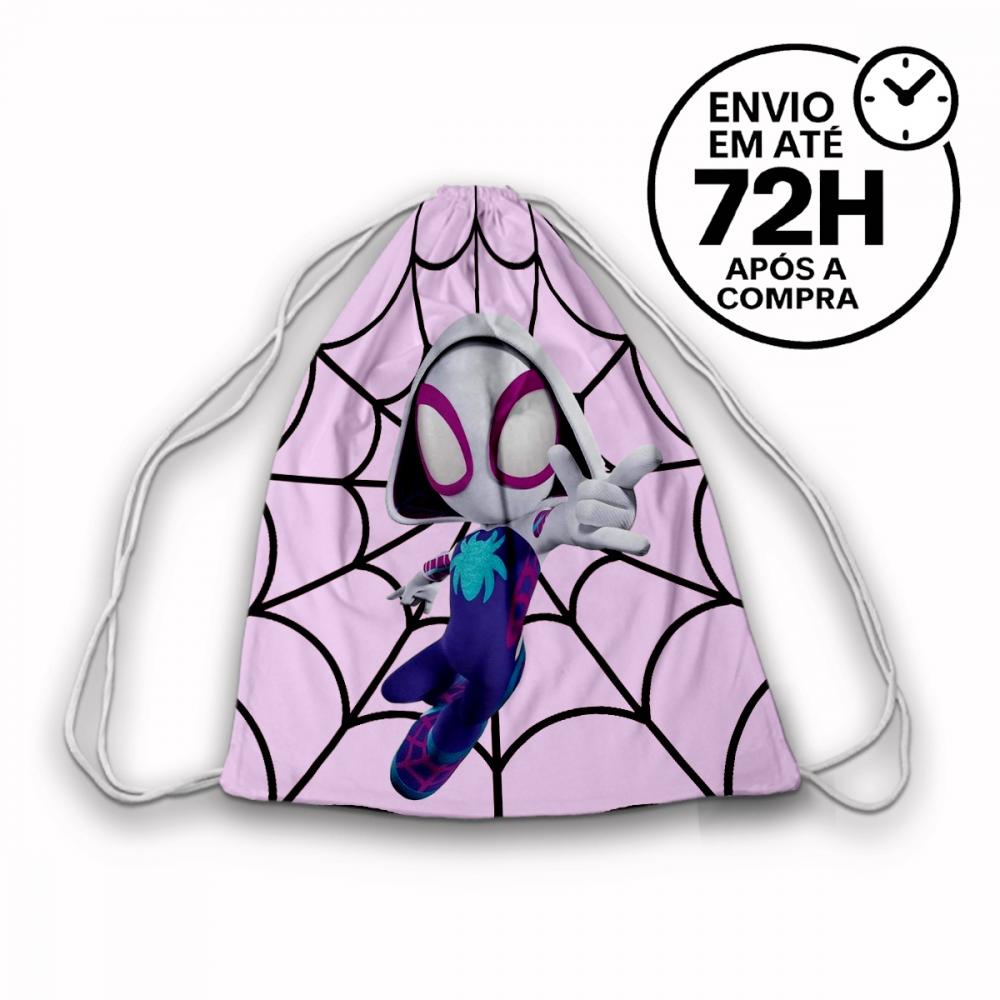 Mochilinha Saquinho Tema Mulher Fantasma