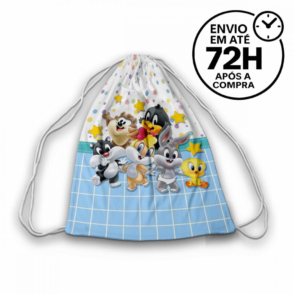 Mochilinha Saquinho Baby Looney Tunes