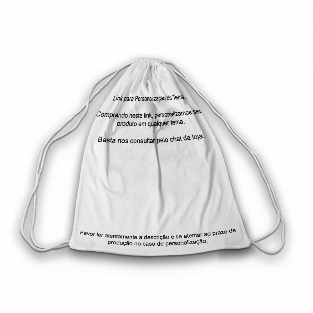Mochilinha Saquinho QUALQUER TEMA