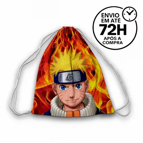 Mochilinha Saquinho Tema Naruto