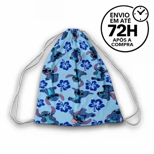 Mochilinha Saquinho Tema  Stitch