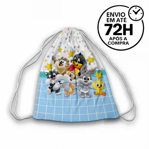 Mochilinha Saquinho Baby Looney Tunes