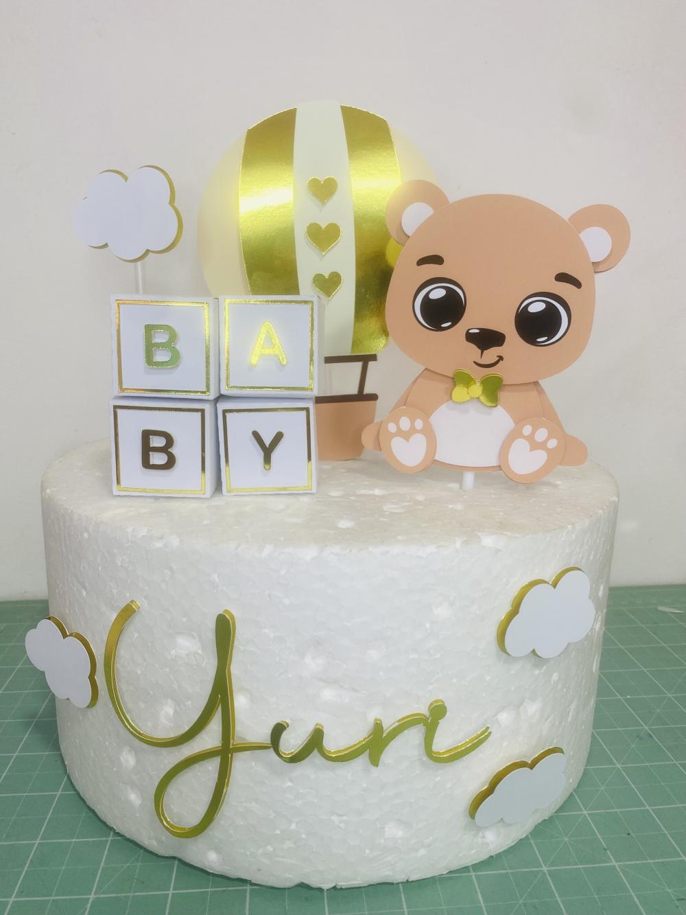 Arquivo topo de bolo chá revelação