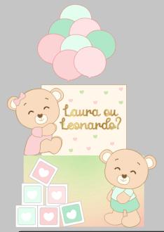 Arquivo topo chá revelação dois andares