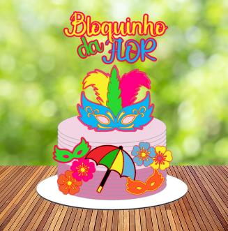 🎉 Topo de Bolo Carnaval – Arquivo Digital 🎭