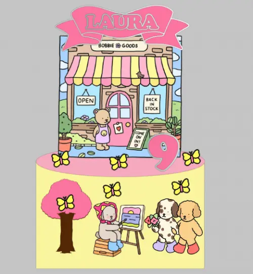 arquivo topo de bolo Bobbie Goods