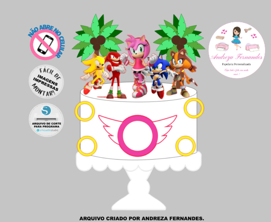 topo sonic menina