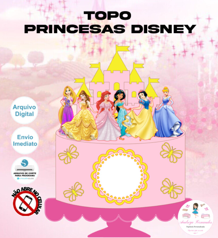 Topo princesas disney