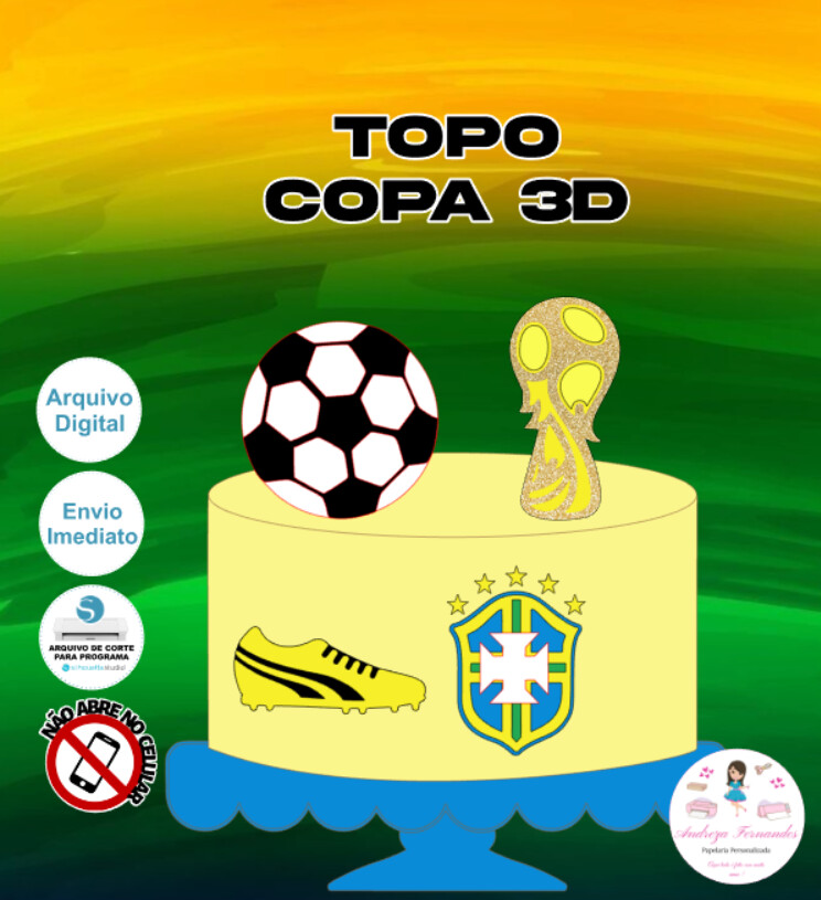 Arquivo Topo copa Brasil 3d