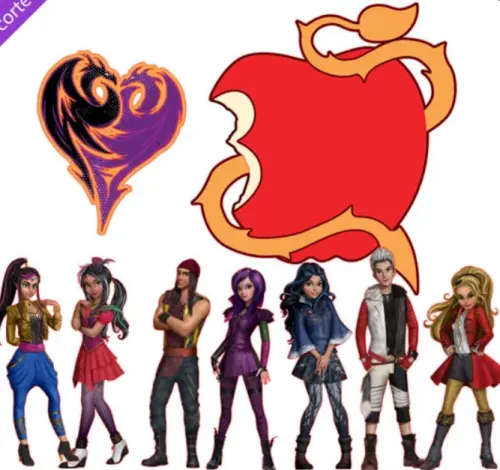 ARQUIVO topo de bolo Descendentes