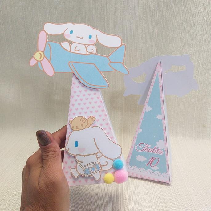 Caixa pirâmide Hello Kitty