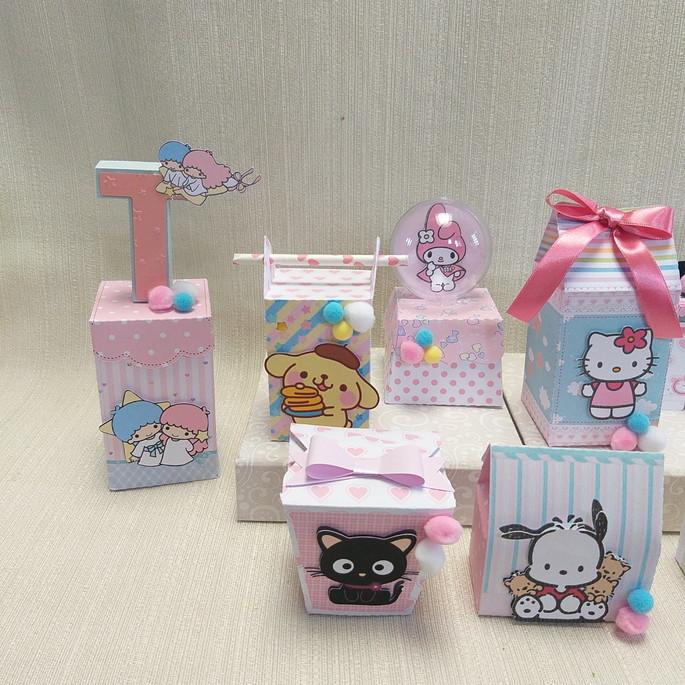 Kit Festa Hello Kitty e sua turma - 45 itens