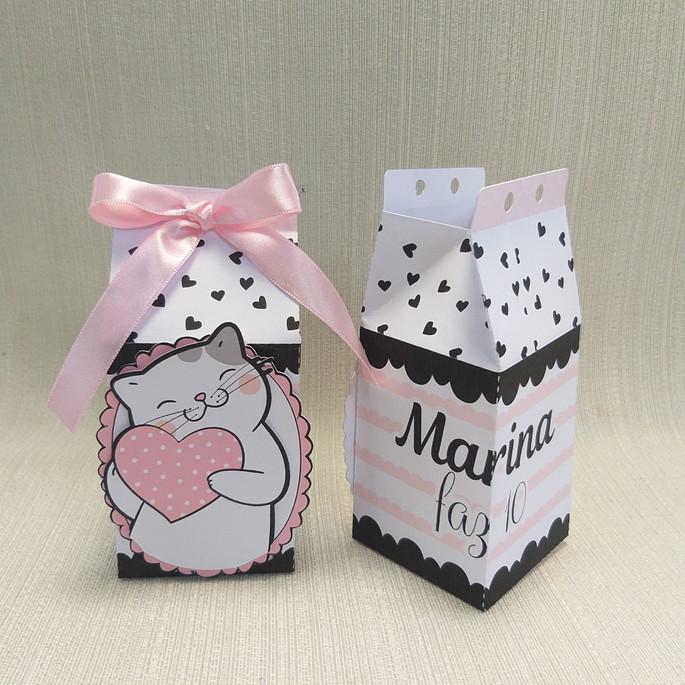 Caixa milk Gatinho