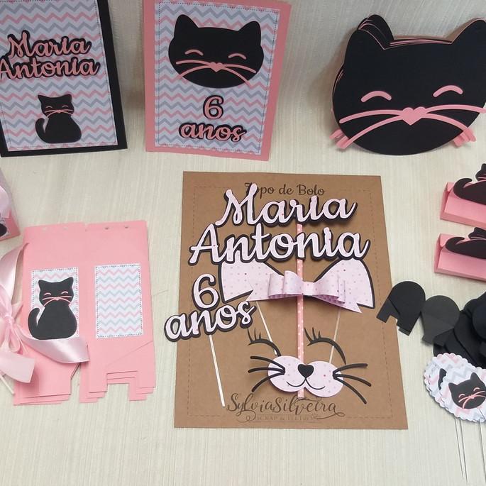 Kit festa Gatinho