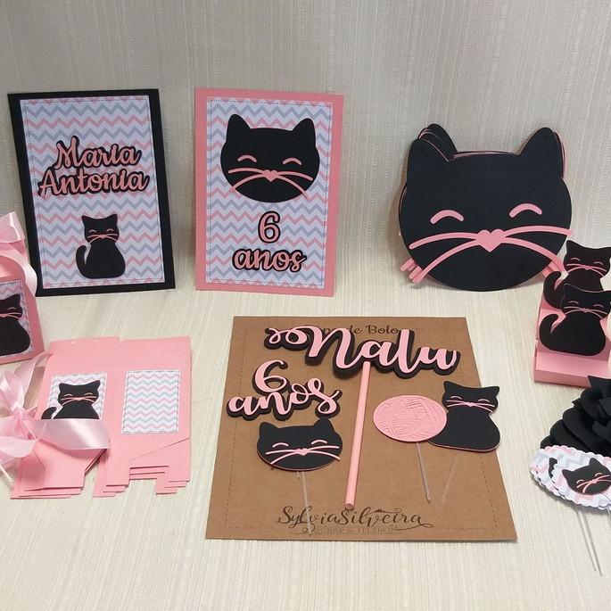 Kit festa Gatinho