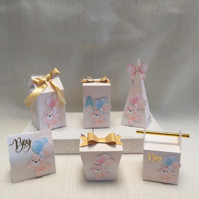 Kit Festa Chá de Revelação ursinhos