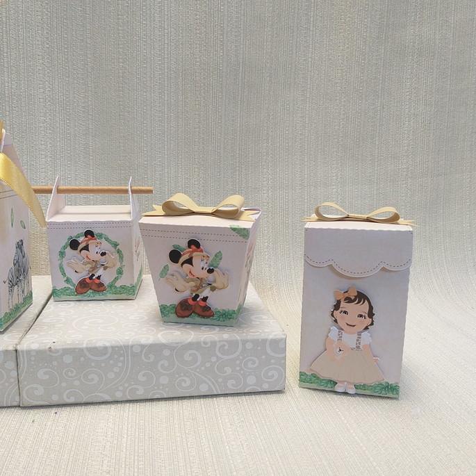 Kit Festa Minnie Safari com 30 itens