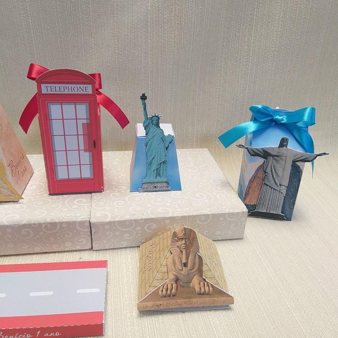 Kit Festa Volta ao Mundo - 35 itens