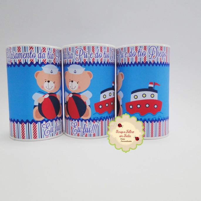 Cofrinho Ursinho Marinheiro