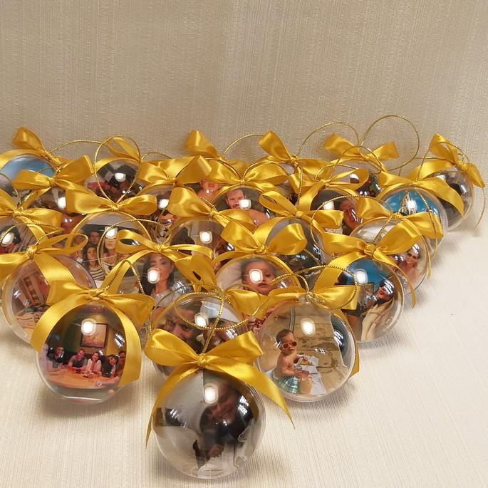 Bolinha de Natal com Foto