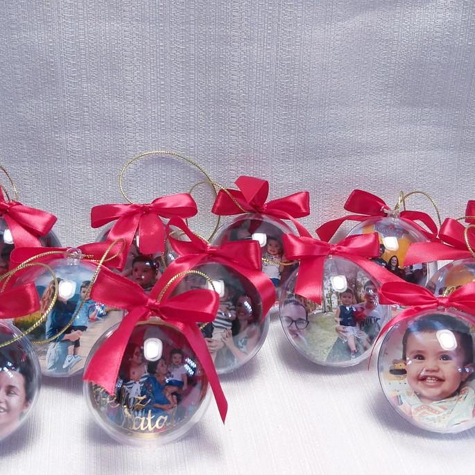 Bolinha de Natal com Foto