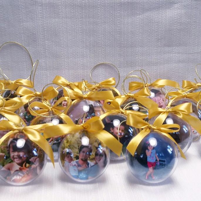 Bolinha de Natal com Foto