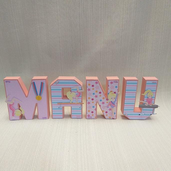 Letra 3D Ginástica Artística