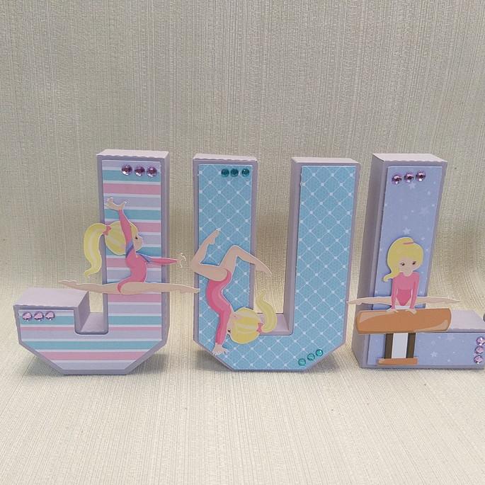 Letra 3D Ginástica Artística