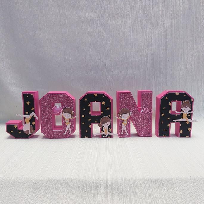 Letra 3D Ginástica Ritmica