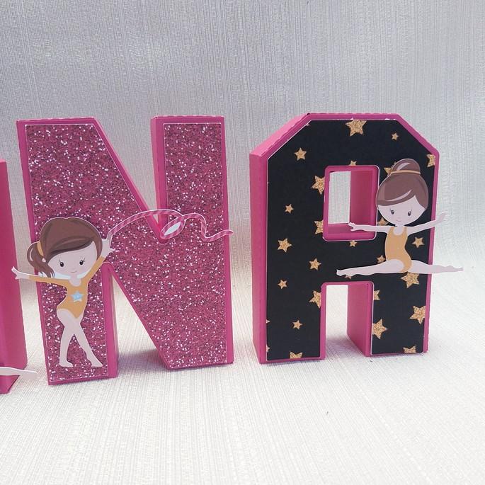 Letra 3D Ginástica Ritmica