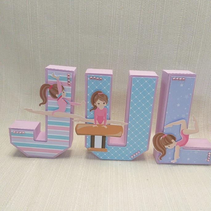 Letra 3D Ginástica Artística