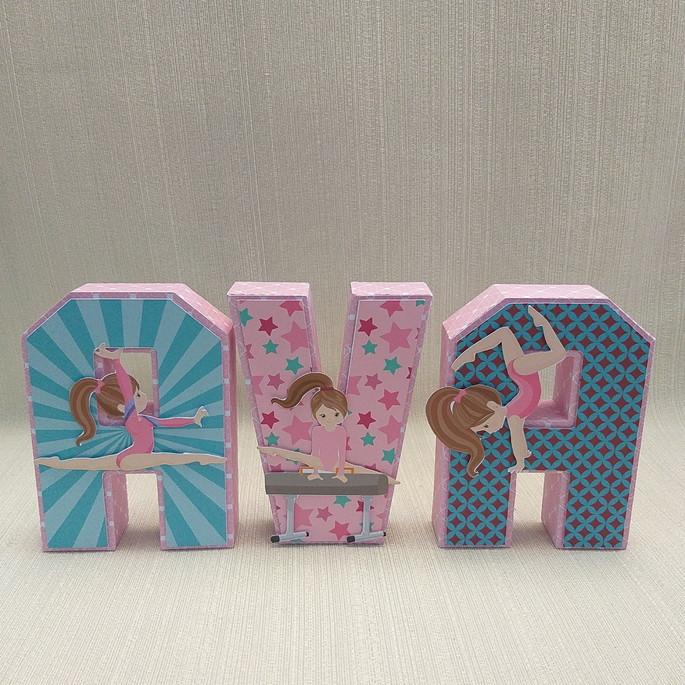 Letra 3D Ginástica Artística