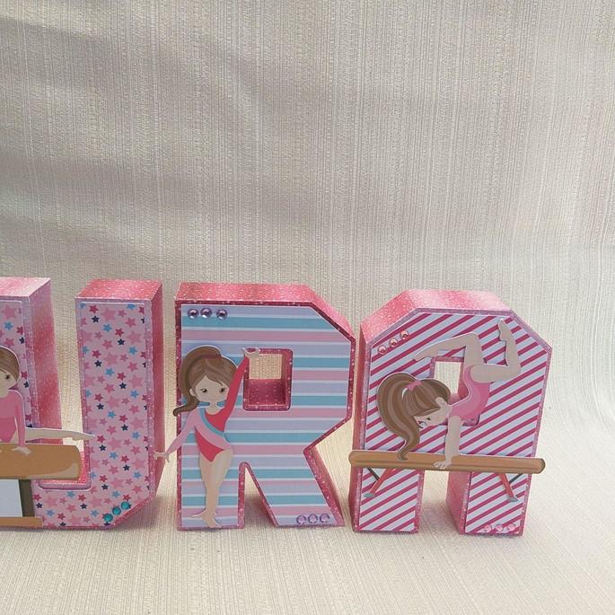 Letra 3D Ginástica Artística