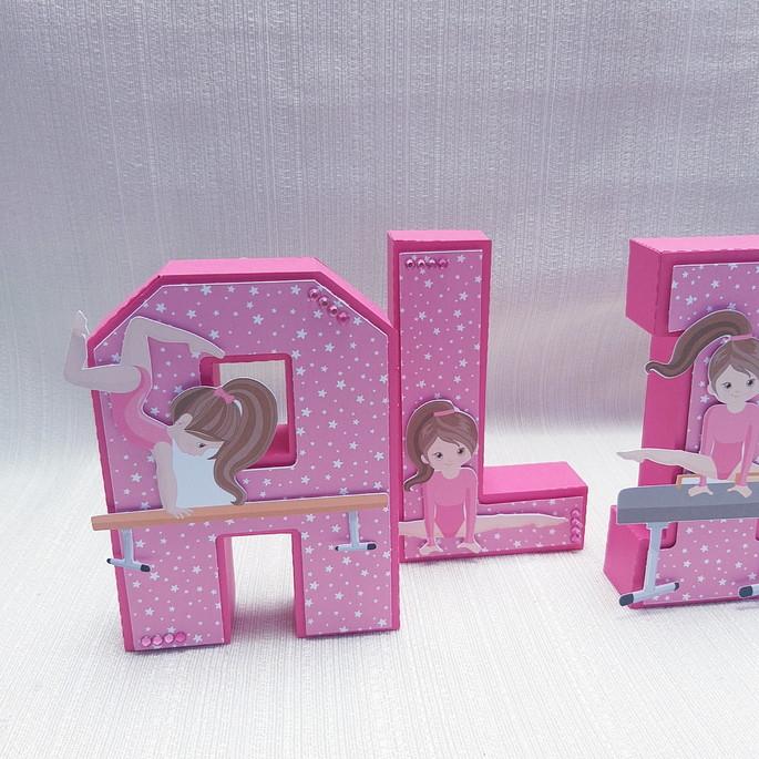 Letra 3D Ginástica Artística